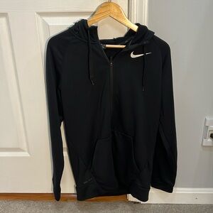 Nike black long sleeve sweatshirt hoodie dri fit men’s size medium